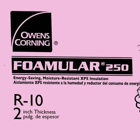 Foamular® 250 XPS Rigid Foam Insulation