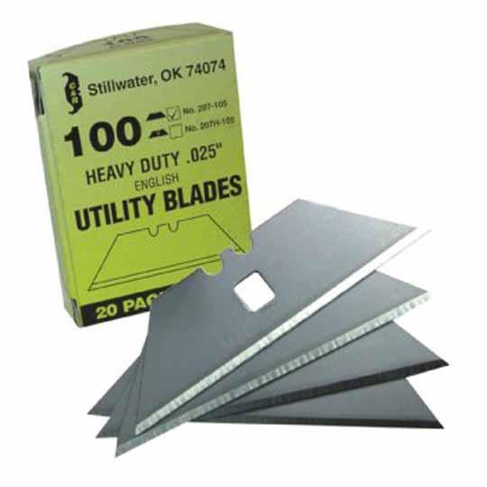 Utility Blades with Holes - Pack of 100