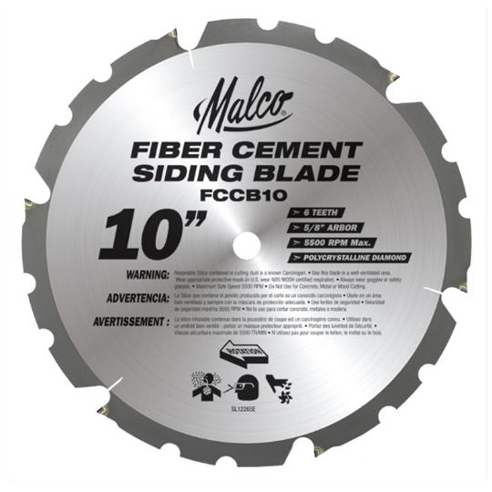 10" Fiber Cement Circular Saw Blade