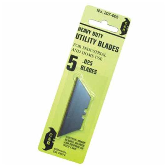 Retail Carded Utility Blades - Pack of 5