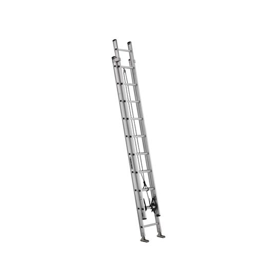 20' Aluminum Extension Ladder - 300 Lb. Load Capacity