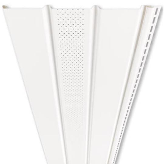 Pro-Tech Plus Triple 4" Center Ventilated Vinyl Soffit Panel