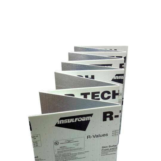 1/2" x 4' x 50' R-TECH® EPS Rigid Fanfold Insulation