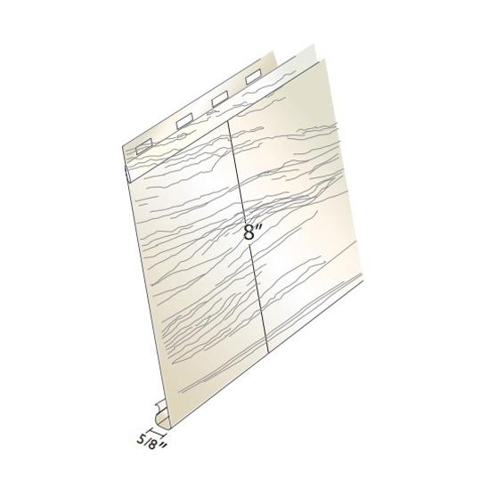 8" Horizontal Deluxe Woodgrain Panel