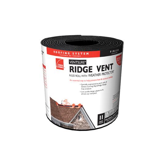 11" x 20' VentSure® Rigid Roll Ridge Vents