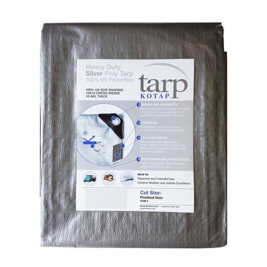 10 mil x 30' x 40' Heavy-Duty UV Blocking Poly Tarp