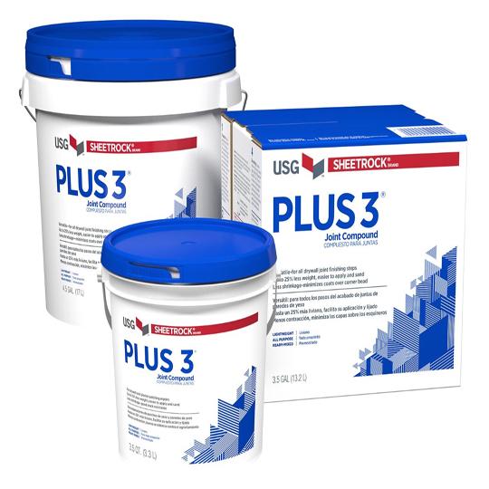 Sheetrock® Plus 3® Light Weight Joint Compound - Carton