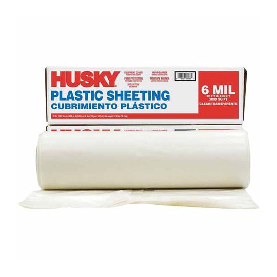 6 mil x 20' x 100' Polyethylene Sheeting