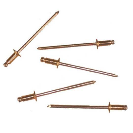 3/8" Copper Rivets - Bag of 100