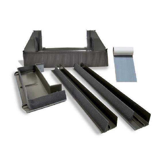 EDL Aluminum Shingles/Shakes Flashing Kit for Deck-Mounted Skylight