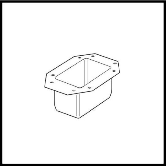 2" x 3" Rectangular Outlet Tube