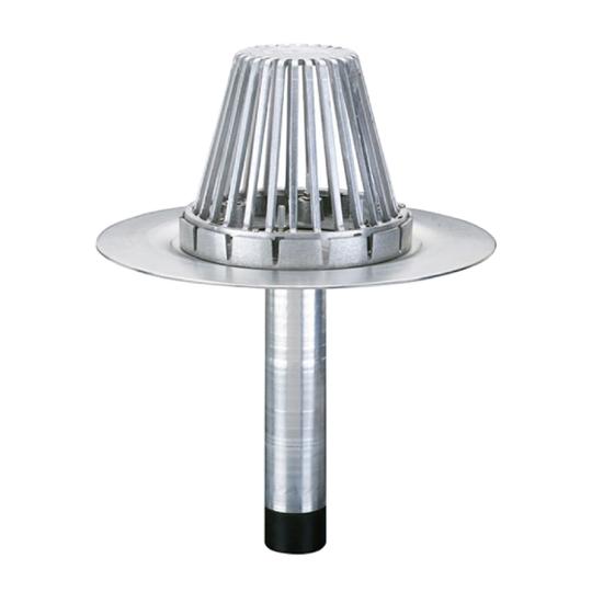 5" U-Flow Cast Aluminum Drain