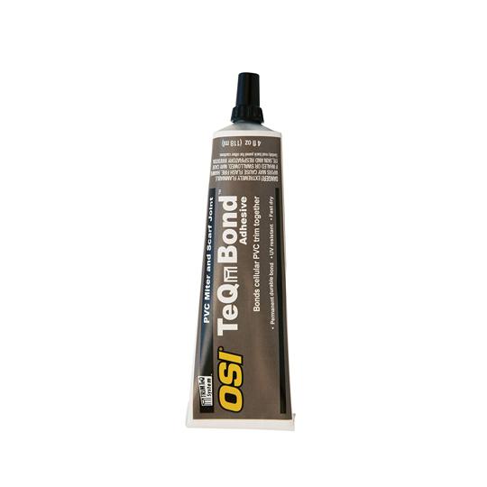 TrimTeQ™ TeQ Bond™ PVC Miter & Scarf Joint Adhesive - 4 Fl. Oz. Squeeze Tube