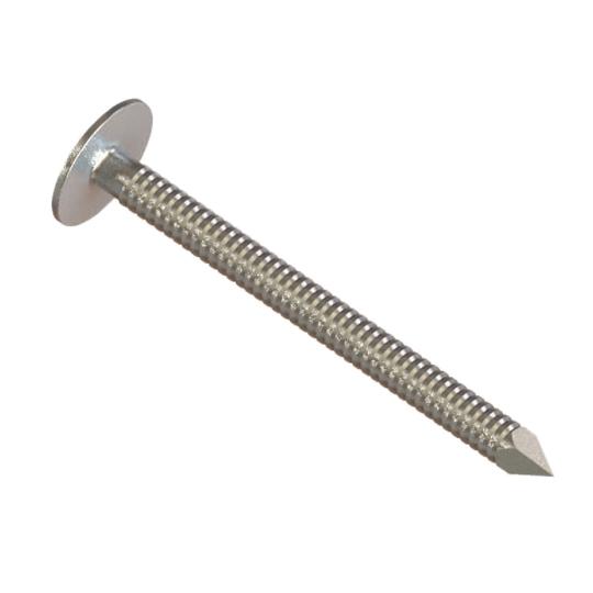 2" Stainless Steel Ring Shank Roofing Nails - 25 Lb. Carton