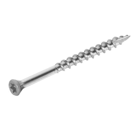 #7 x 2-1/4" Deckfast® Stainless Steel Screw - 1,750 Piece Pro Pack