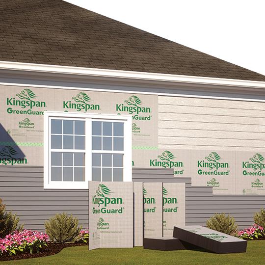 3/8" x 4' x 48' GreenGuard® Q350 Fanfold Siding Underlayment