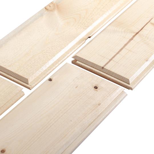 1" x 8" x 16' RealSoffit™ Ship Lapped Resawn Prime V-Groove