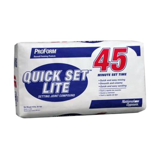 ProForm® Quick Set™ Lite Setting Compound - 45 Minutes Setting Time - 18 Lb. Bag