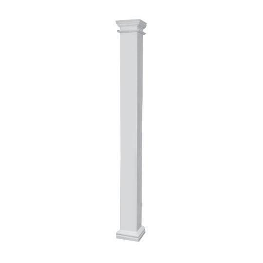 (46032) 10" x 10" x 10' Plain Square PermaCast® Column