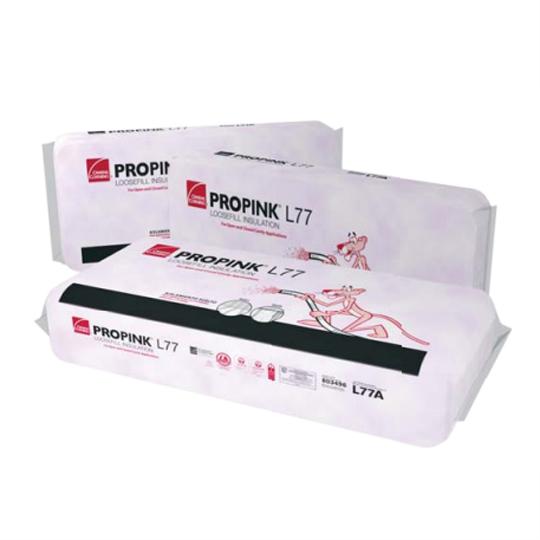 ProPink® L77S PINK® Fiberglas™ Unbonded Loosefill Insulation - 33 Lb. Bag