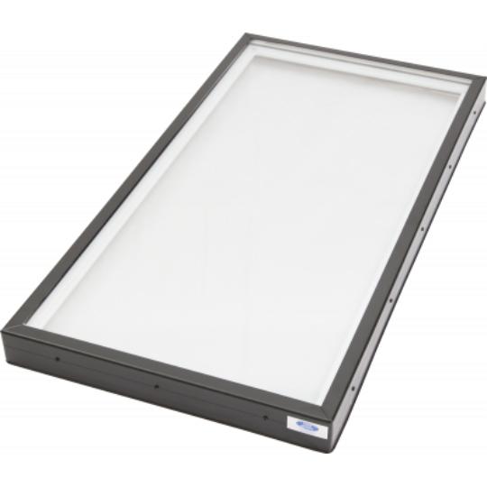 2 x 4 Series 200 Fixed Curb Mount Skylight - Tempered Glass/Tempered Glass/Clear with Low E Argon