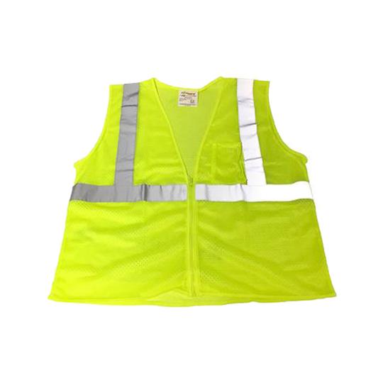 Large HiVisGard Lime Mesh Safety Vest