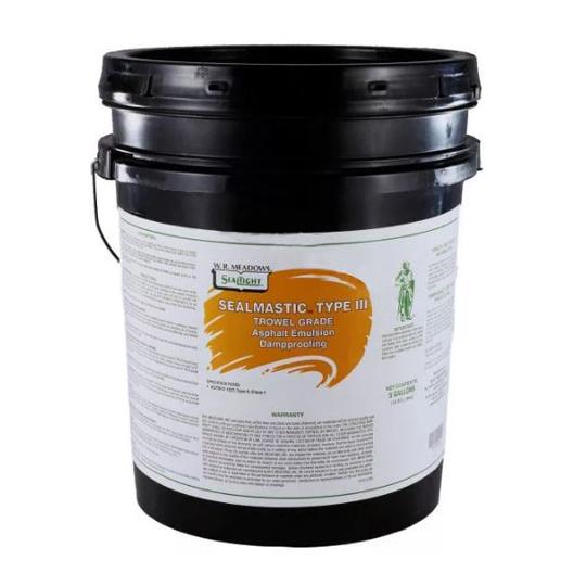 SealMastic™ Emulsion Type III Trowel-Grade Dampproofing - 5 Gallon Pail