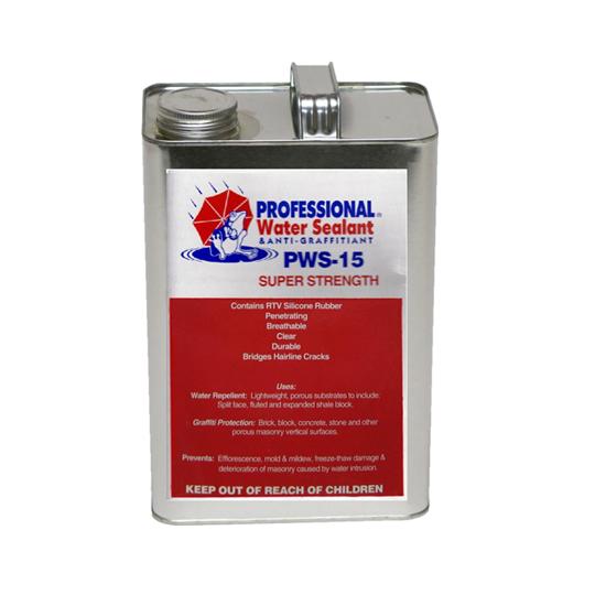 Professional® Water Sealant & Anti-Graffitiant PWS-15 Original Super Strength - 1 Gallon Can