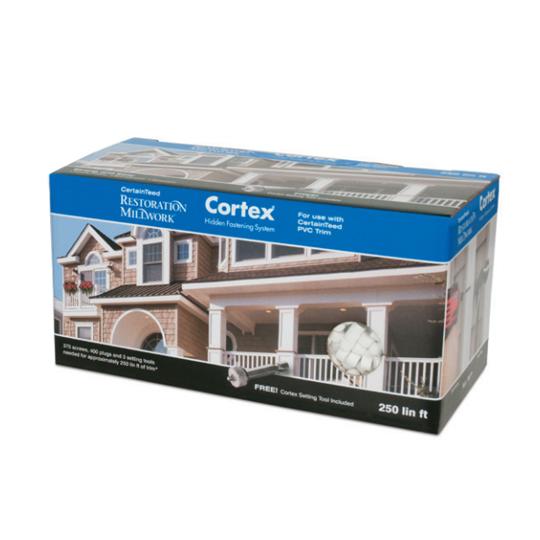 Cortex® Hidden Fastening System with 2" Textured Screws - 250 Lin. Ft. Box