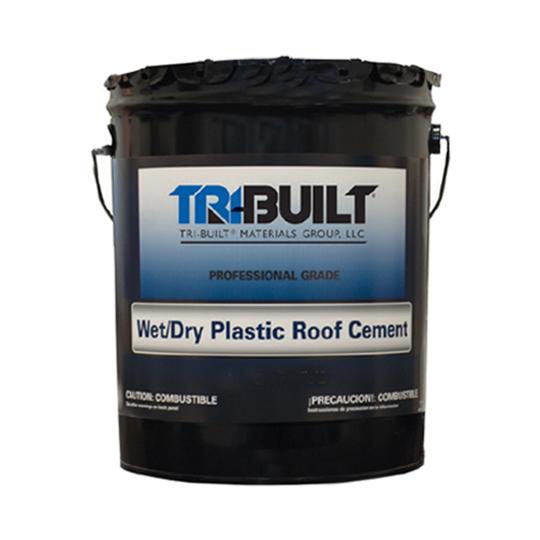 Wet/Dry Plastic Roof Cement - Summer Grade