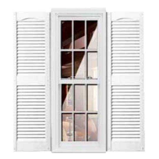 Vinyl Louver Shutters