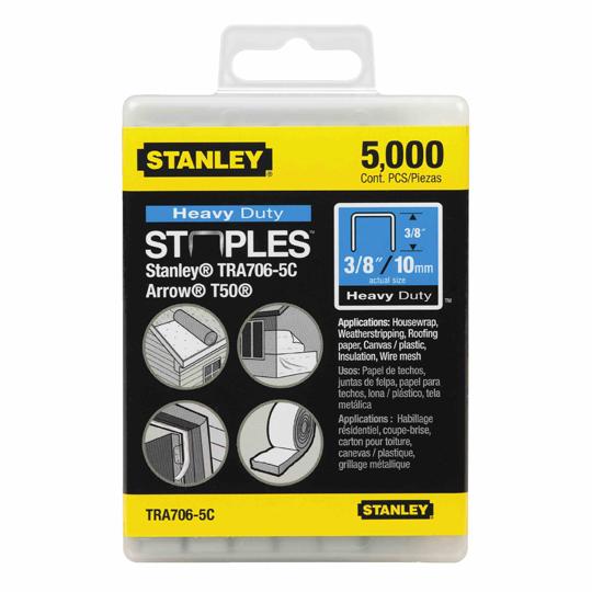 3/8" Heavy-Duty Staples - Package of 5,000