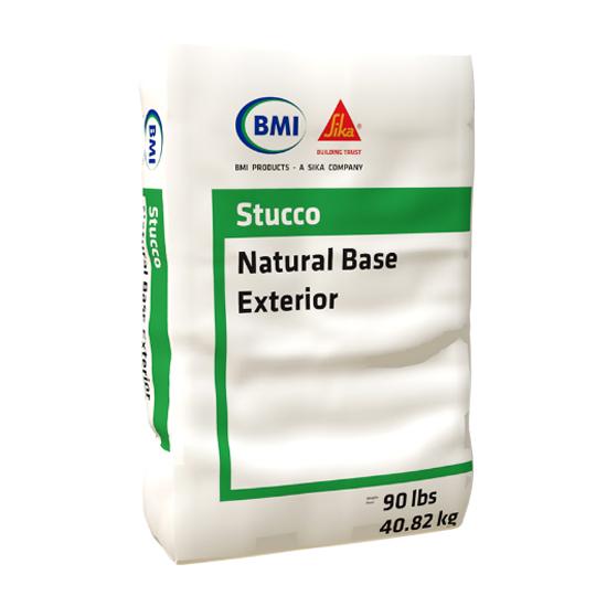 BMI Natural Base Exterior Stucco 16/20 Texture - 90 Lb. Bag