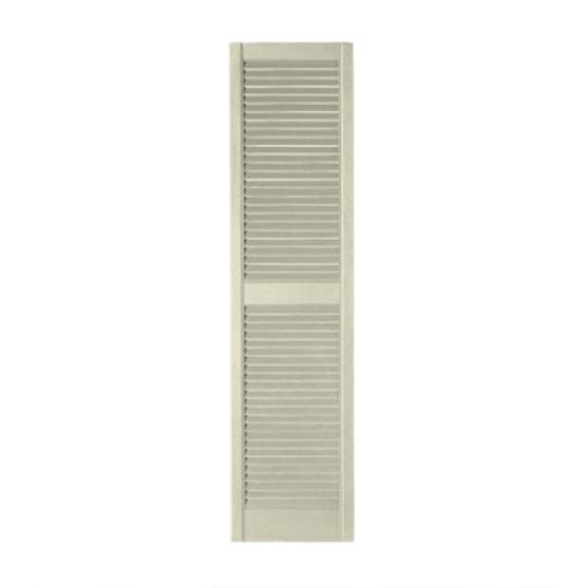 15" x 47" Standard Open Louvered Shutters - Regular Style