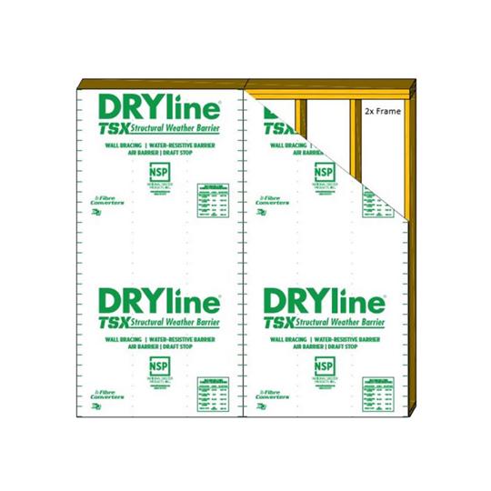 1/8" x 4' x 10' DRYline® TSX Green-Grade Structural Sheathing