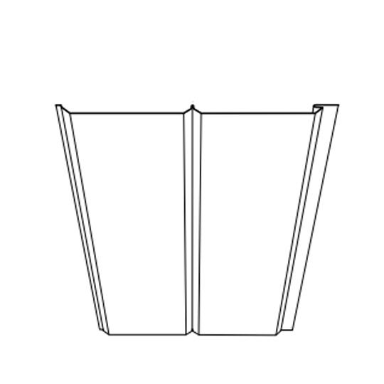 Endurance Double 6" Solid V-Groove Aluminum Soffit Panel