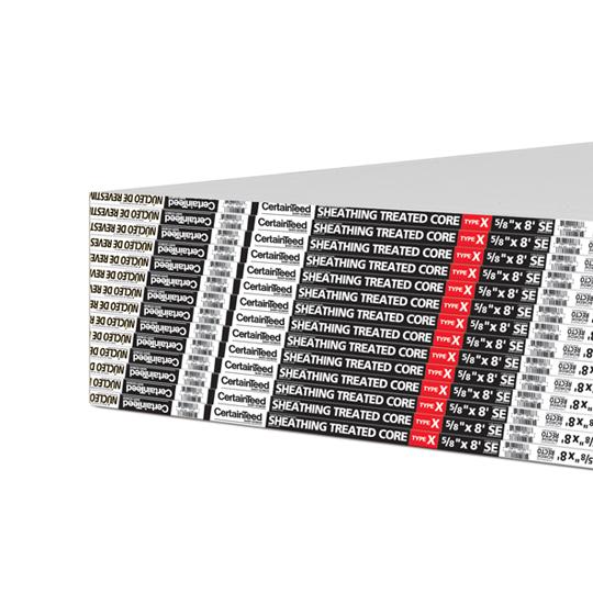 Sheathing Treated Core Type X Drywall