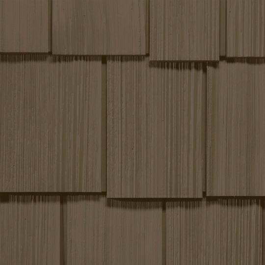 Cedar Impressions® Double 9" Staggered Rough-Split Polymer Shake Siding