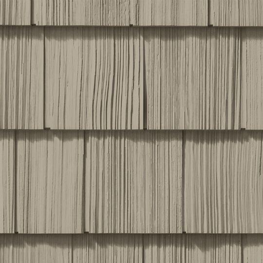 Cedar Impressions® Double 7" Straight Edge Rough-Split Polymer Shake Siding