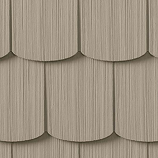 Cedar Impressions® Single 6-1/3" Polymer Scallop Edge Shingle Siding