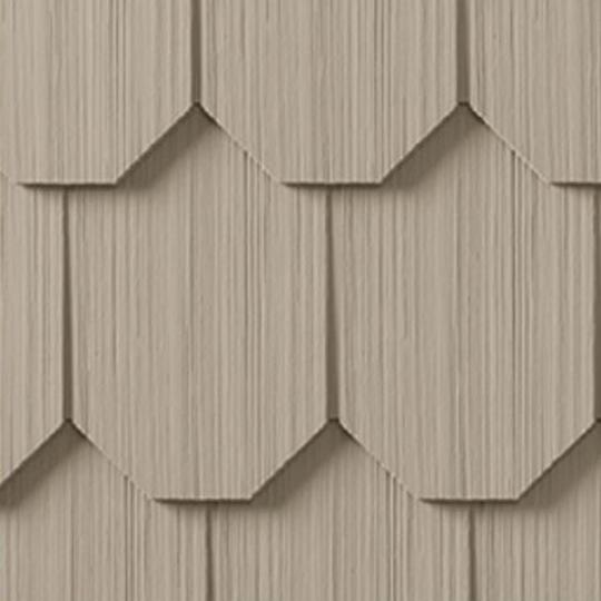 Cedar Impressions® Single 6-1/3" Polymer Octagon Edge Shingle Siding