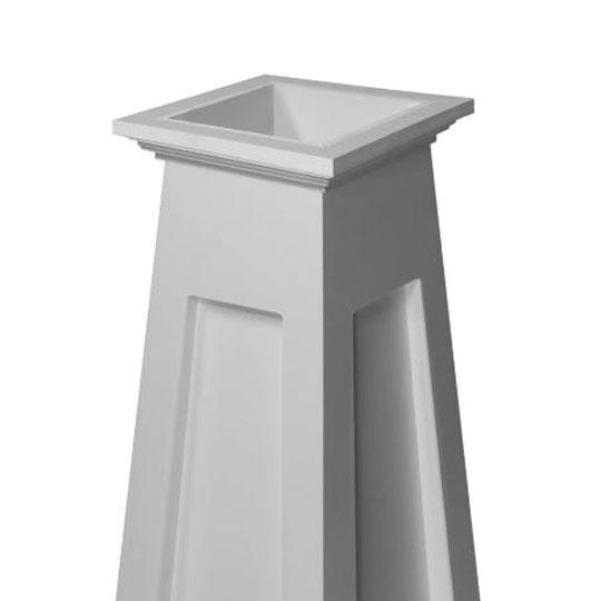 8"/12" x 60" PremiumSelect Tapered Recessed Panel Column Wrap