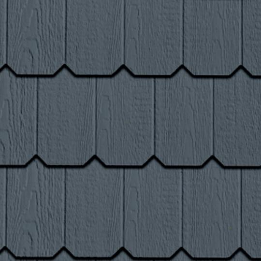 3/8" x 12" x 4' Diamond Kote® Octagon Shake Siding Panel