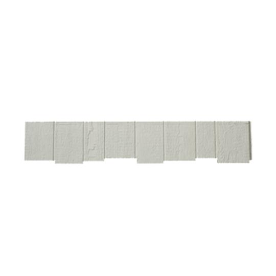 3/8" x 9" x 4' Diamond Kote® Woodgrain RigidShake™ Staggered Edge Shake Siding