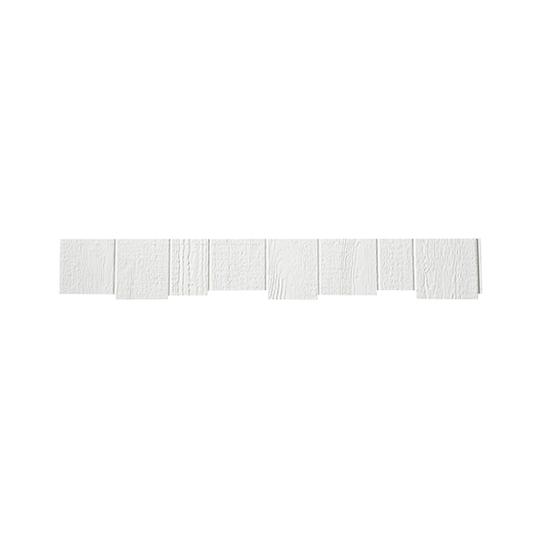 3/8" x 7" x 4' Diamond Kote® Woodgrain RigidShake™ Staggered Edge Shake Siding