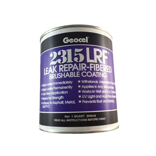 2315 Leak Repair-Fibered Brushable Coating - 1 Quart Can