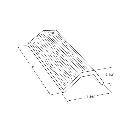 11-3/8" x 17" Ponderosa Ridge Tile