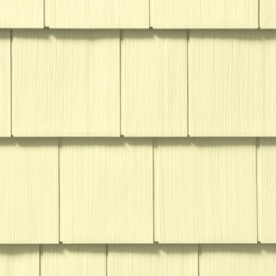 Cedar Impressions® Double 7" Straight Edge Perfection Polymer Shingle Siding - Cedar Grain Finish