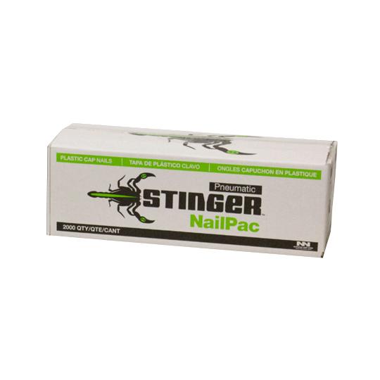 1" STINGER® Ring Shank Electro-Galvanized NailPac - Carton of 2,000