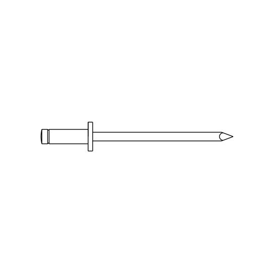 1/8" x 3/16" Stainless Steel Rivet - Bag of 250